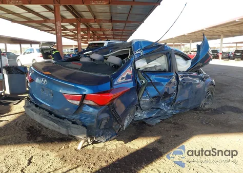 2016 Hyundai Elantra Se z USA, uszkodzony, nr VIN KMHDH4AE2GU525720